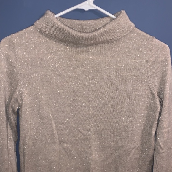 Talbots tan and gold sweater size XS - Picture 2 of 8